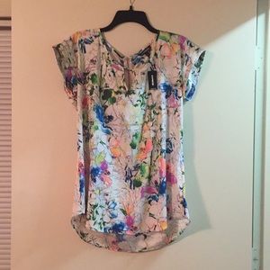 Almost neon but not quite blouse